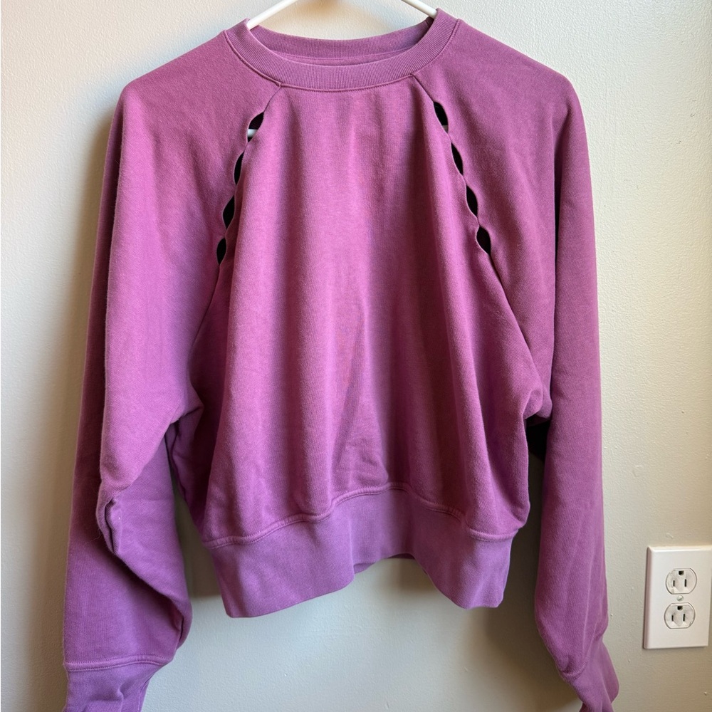 Nike cutout cropped sweatshirt